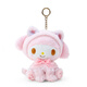 SunToMoon Cute Kuromi Cat Plush Doll Keychain Melody KT Cute Pet Doll School Bag Pendant Creative Gift Melody Kitten