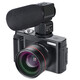 
SONGDIAN DC101 Digital Camera Micro-Single Small Camera Entry Level Student HD recording integrated 32G memory [about 3,000 pictures can be stored]