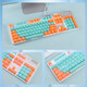 Black Jue AK35I Game Real Mechanical Keyboard Double Pair E-sports Chicken Lol Wired Laptop Desktop Computer Pink Cute Girls Office Typing Orange and Blue Double Pair Blue Axle