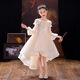Chuangjingyi wählte Kinderkleid für Kinderkleid Prinzessin Rock Laufsteg Kleid Kleider domineering vorne kurzer Rückenlange Show Kostüm Kinder Weiß [TW683 Heckklammern] 110 cm