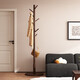 Jiayi coat rack, bedroom clothes rack, floor-standing solid wood clothes rack, office clothes rack, living room clothes drying rack