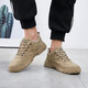 Huili Warrior Zapatos casuales, tendencia de moda zapatos versátiles de tablero, zapatos de estilo de trabajo, zapatos para hombres, zapatos deportivos al aire libre, WXP (WZ) -0304 Caki 40