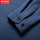 NVWNK high-end brand 100% pure cashmere shirt high-end autumn and winter thickened warm long-sleeved men's cashmere shirt base black first 22818 165/M recommended 100-120Jin Jin equals 0.5 kg