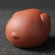 Yuxuan purple sand tea pet ornaments tea play tea art piggy boutique can raise fortune little lucky pig tea tray tea play home little lucky pig-red mud