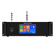 LINGSHENG Campus Network IP Broadcasting System Intelligent Timing Music Player Touch Bell Factory Bugle Instrument School Public Broadcasting Set Intelligent Timing Player (7-inch Touch Screen + Six Zone Control + Remote Control)