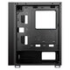 SAMA Suzaku air front panel/left panel iron mesh double-sided cooling chassis/6 fan positions/wide body hardware/supports ATX motherboard/water cooling/air cooling/can DIY vertically mounted graphics card Suzaku air black breathable iron mesh efficient heat dissipation
