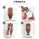 
HUANDI Folk Guitar Ukulele Electric Guitar Headphones Box Piano Code Stickers Personalized Decoration Internet Celebrity Guitar Panel Stickers Skull Rack
