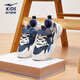 Hongxingerke (ERKE) children's shoes, boys and girls casual shoes, children's small and small children's cushioning light sports shoes hidden deep blue/glacier white 35