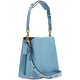 Coach Kouchi women's bag Willow bucket bag Classic fashion temperament simple casual large capacity shoulder bag Blue floral embroidery c3891