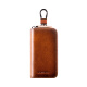 Banyannu Key Bag Men's 2025 New High-end Genuine Leather Multifunction Large Capacity Cowhide Waist Hanging Small Mini Car Key Bag Yellow-Brown-Wait Hanging