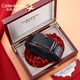 Kenlin Caven Coilenklaon Luxury Men's's Belt's Men's NOUVEAU 2025 Haut-de-Gen de gamme Générat en cuir cadeau Berning Birthday pour mon mari et mon petit ami 834Q-PW Couleur de pistolet [Counter Original Gift Box] 120cm