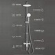 Huida Baño de tres piezas Ducha de baño Mabinete de baño de 80 cm Gabinete de baño Jet Siphon Sujeto de tres funciones Ducha 6218 +5510 Ducha +1381 Silk Cloud Ash de 305 mm Distancia de fábrica Fábrica Directora Directa Seguro nacional