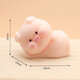 Collection of birthday gifts cute little pig ornaments car desktop ornaments for girls and classmates cute Children's Day gifts round pig [a set of 6]