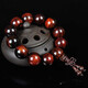 Big Red Rosewood Armband Holz Männer Geschenk rotes Holz Buddhistische Perlen kultureller Rosenkranz SN3894 1,8*13 Big Red Rosenholz Armband
