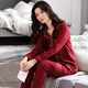 Zhidoudou jieyang Pajamas Guangzhou Origin Pajamas Women ins in in style осень и зима 2024 г. Новый интернет-знаменитость большого размера x9902 м (80-100джун [JIN равно 0,5 кг])