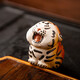 Jiewu purple clay tiger tea pet tea table ornaments high-end can be raised for the Year of the Tiger tea ceremony tea play tea table tea art trinkets Tiger and Tiger Shengwei Tea Pet