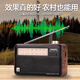Panda (PANDA) T-41 new retro radio for the elderly, full-band broadcast semiconductor, portable old-fashioned home charging model for the elderly, FM FM listening book machine, large volume gift, standard configuration, high sensitivity/high quality