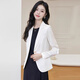 Troman white suit jacket for women in spring and autumn, high-end professional wear, women's temperament, commuter OL casual small suit top