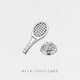 
Krafting Silver Tennis Racket Hollow Brooch High-end Collar Pin Class Class Class Class Class Men's Metal Bamboo Brooch Buckle XZ-F826 Silver Tennis Racket