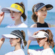 American Bison Sun Hut Girls 'Hut Sommer Sonnencreme Tenniskappe Großer Ring Sky Top Hut Outdoor Fahrrad bedecken Gesicht Sonnenhut Baseball Hut Schwarz und Weiß M9717-1b einstellbar