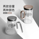 SAMADOYO glass liner elegant cup teapot tea water separation filter tea set 2025 home office teapot gun black 800ml