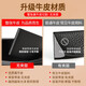 Romon belt men's genuine leather toothless inner wear automatic buckle belt pure cowhide trouser belt birthday gift for boyfriend and husband black casual style