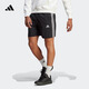 adidas速干舒适运动短裤男装夏季阿迪达斯官方轻运动IC1484 黑色/白 S