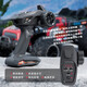 SODEEP children's toys boys rc remote control car tank sensing can launch off-road stunt deformation racing birthday gift high speed drift car/brushless motor-red