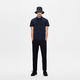 
AIGLE Aigao Spring and Summer Men's DFT Quick Dry Hygroscopic UPF50+ Casual Short Sleeve POLOT Shirt Empire Dark Blue AJ701 L (180/96A)