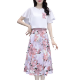 Vestido de gasa de verano de falda pura 2023 Summer Nuevo temperamento de ropa para mujeres Tendencia de la cintura para la cintura delgada 9767 Amarillo L