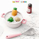 Huidiantang Children's Kitchen Toys Tableware Set Cooking Simulation Lighting Effect Kitchenware House Toys Holiday Gift 3 Years Old +