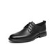 Red Dragonfly Men's Chaussures Nouvelles chaussures en cuir en relief Chaussures de commerce de style britannique Chaussures Derby Chaussures de mariage WTA12161 noir 40