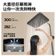 Jiumu (Jomoo) Set de lluvia Set Gun Ash Ash inteligente Temperatura constante Piano Key Descaling Top Spray Shower 26187-695/HBS-1