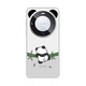 Available in ten cents for Huawei mate70pro mobile phone case 60pro + new creative cute cartoon panda ears black and white color matching transparent silicone soft shell ultra-thin women's full-inclusive protection [transparent anti-fall shell] Panda-MF1713 hole position Huawei Mate60Pro/Mate60Pro+