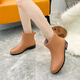 Xiaohuili Home Regenschuhe Korean Wasserschuhe tragen Anti-Rutsch-Regenstiefel Küche Gummi Schuhe Modes wasserdichte Frauen plus Fleece Frauen warme Wasserstiefel Schwarze XD699-Single-Schuhe 40 #