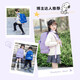 爱华仕（OIWAS）背不累儿童书包小学生背包女生双肩包1-6年级减负护脊4441 蓝色(4837)