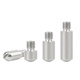Guwanji Slotted headless shaft screw GB 831 Slotted external thread cylindrical pin 304 stainless steel headless step screw shaft screw 4x10 (M3x4) [20 pieces]