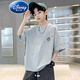 Disney brand children's clothing boys summer short-sleeved T-shirt 2025 summer new loose medium-sized children's handsome half-sleeved top TGXZ9853 Mixing 160