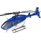 ZHIOEC135 Remote Control Helicopter Simulation C187 Modèle à quatre canaux Aircraft Mini 1:48 Comme un véritable hélicoptère, un ensemble complet est disponible [Batterie unique]