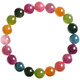 Tourmaline bracelet Brazilian natural candy ladies couple single circle bracelet old mineral loose bead color 10mm candy tourmaline bracelet