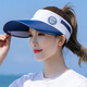 American Bison Sun Hut Girls 'Hut Sommer Sonnencreme Tenniskappe Großer Ring Sky Top Hut Outdoor Fahrrad bedecken Gesicht Sonnenhut Baseball Hut Schwarz und Weiß M9717-1b einstellbar