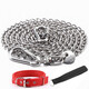 Wanlian 304 stainless steel dog chain large dog medium dog small dog iron chain collar dog leash anti-bite bulldog dog chain 3mm thick (20-40Jin Jin is equal to 0.5kg small and medium) 3 meters