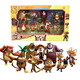 Boonie Bears Bears Bears zwei kahle starke Puppen -Tier -Puppen -Model Kindersimulationsspielzeug Set 826 Set
