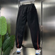 Feidi Sen Meng's pants for men's autumn and winter loose small feet casual pants for boys fashion and versatile sports Harun tying pants 326 black 33 (recommended 155-165Jin [Jin equals 0.5 kg])