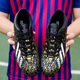 
Chen He (CHENHE) Ronaldo Short Spike Assassin Falcon Football Shoes for Men and Women AG Long Spike TF Broken Spike Primary School Boys Children Mandarin Duck Shoes 6199 White Orchid Broken Spikes 35 with Football Socks + Leggings Board