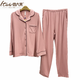 Italai couple's big red pajamas autumn and winter medium thick silkworm pupa protein velvet marriage year can wear couple's home clothes outside 4855 deep orchid-men's style XL