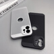 Ye Fan Applicable to Apple 12 mobile phone case anti-fall breathable heat dissipation iPhone 12 proMax protective case leaking standard ultra-thin matte 12mini full-cover lens solid color hard shell anti-fingerprint [Starry Black]-light and thin breathable heat dissipation Apple 12