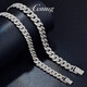 GsunG platinum bracelet men's new luxury inlaid Cuban diamond platinum bracelet men's PT950 horsewhip bracelet men's diamond bracelet about 45 grams 20 cm wide 8mm