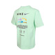 Nike (NIKE) nueva camiseta de manga corta de verano para hombre, moderna y moderna, con estampado en la espalda, cuello redondo, transpirable, deportiva y de ocio, camiseta de media manga HF6172-376 S