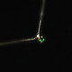Shixiang emerald necklace American gold stone pendant white cold style ins female simple clavicle chain an emerald clavicle chain